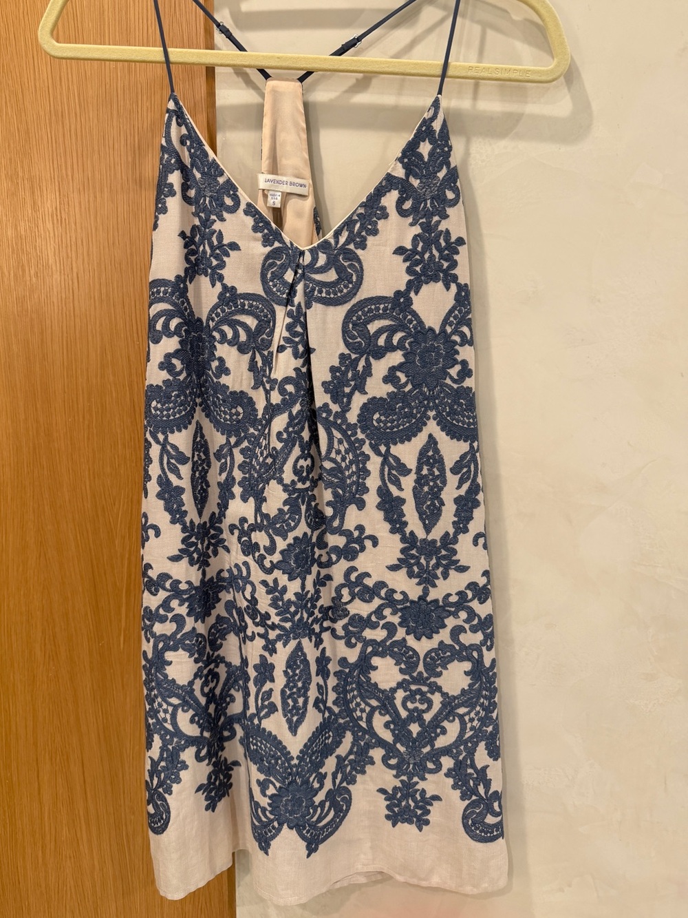 Lavender Brown sleeveless swing dress
